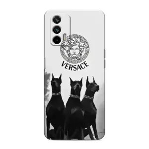 Чехлы VERSACE для Реалми GT (PREMIUMPrint) (Доберман Версаче)