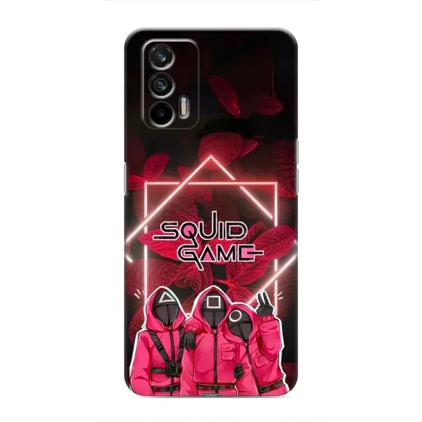 Чехол с принтом «Охранники Игра кальмара» для Realme GT Чехол с принтом «Охранники Игра кальмара» для Realme GT
