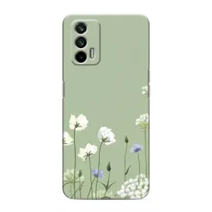 Чехол с принтом «Цветы на зеленом» для Realme GT