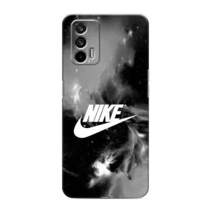 Чехол для Realme GT - с принтом Найк (AlphaPrint) (Лого Найк)