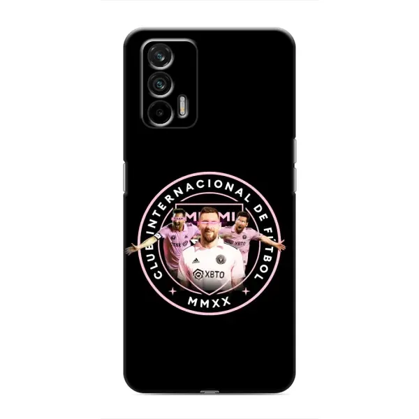 Чехол с принтом «Месси в лого» для Realme GT