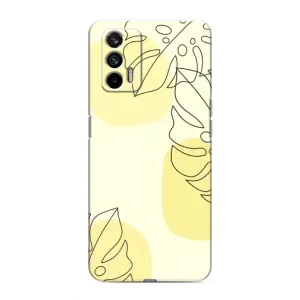 Силконовий чохол з принтом в квітах на Realme GT