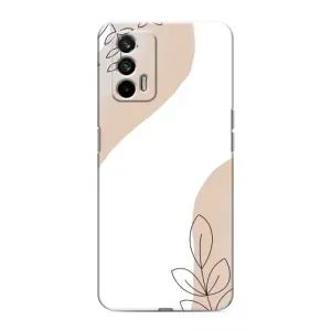 Чехол с принтом «Нюдовая веточка абстракция» для Realme GT