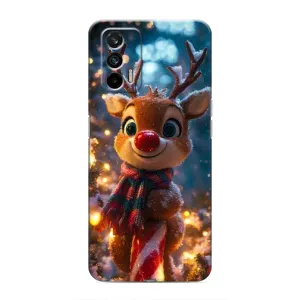 Чехол с принтом «Олень с шарфом» для Realme GT