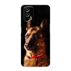 Чехлы с картинками животных Realme GT (Овчарка)