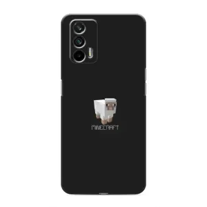 Чехол Майнкрафт на Realme GT (AlphaPrint) Minecraft (Овечка Майнкрафт)