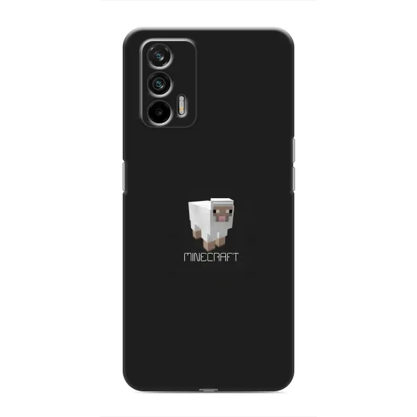 Чехол с принтом «Овечка Майнкрафт» для Realme GT Чехол с принтом «Овечка Майнкрафт» для Realme GT