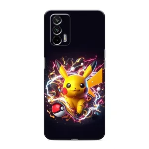 Чохол з принтом «Пікачу з м'ячем» для Realme GT