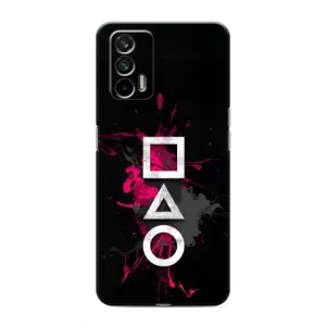 Чехол с принтом «Символы Игра кальмара» для Realme GT