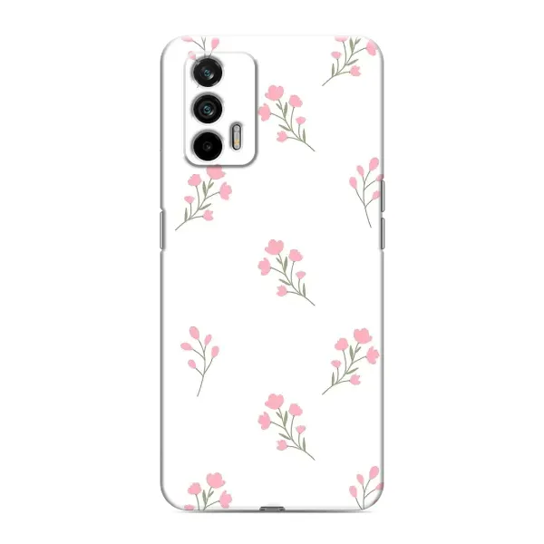 Чехол с принтом «Розовые цветы» для Realme GT