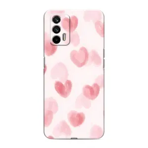 Чохол з розовим принтом для Realme GT