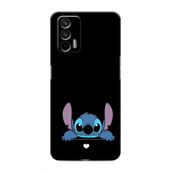 Чехол с принтом «Стич на черном» для Realme GT Чехол с принтом «Стич на черном» для Realme GT