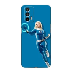 Чохол з принтом Фантастична четвірка для Realme GT (Сью Сторм політ)