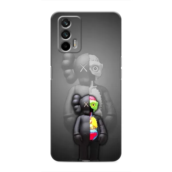 Чехол с принтом «Тело Bearbrick» для Realme GT