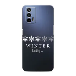 Зимние Чехлы для Реалми GT - прозрачный фон