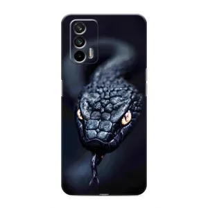 Чехол с принтом «Черная змея» для Realme GT