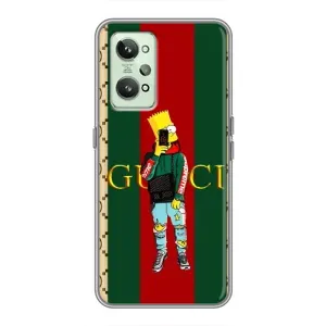 Бренднові Чохли для Realme GT2 - (PREMIUMPrint) (Барт ГУЧЧІ)