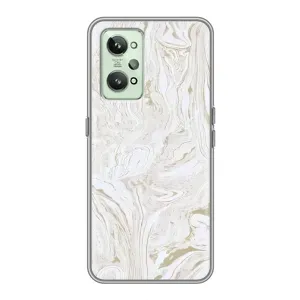 Мраморний чехол на Realme GT2 (VPrint) (Білий мрамор)
