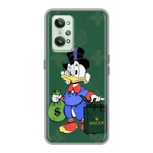 Чехли для Realme GT2 - Скрудж МакДак Louis Vuitton (PREMIUMPrint) (Богата Утка)