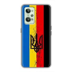 Украинские Чехлы для Realme GT2 с картинкой УПА (AlphaPrint) (Прапор УПА)