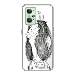 Чохол з друком для Realme GT2 - (Мода) (AlphaPrint) (Фото дівчини)