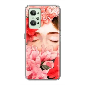 Чехлы (ART) Цветы на Realme GT2 (VPrint) (Очі в квітах)