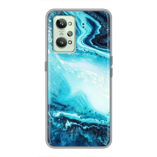 Чохол з принтом «Блакитний мрамор» для Realme GT2