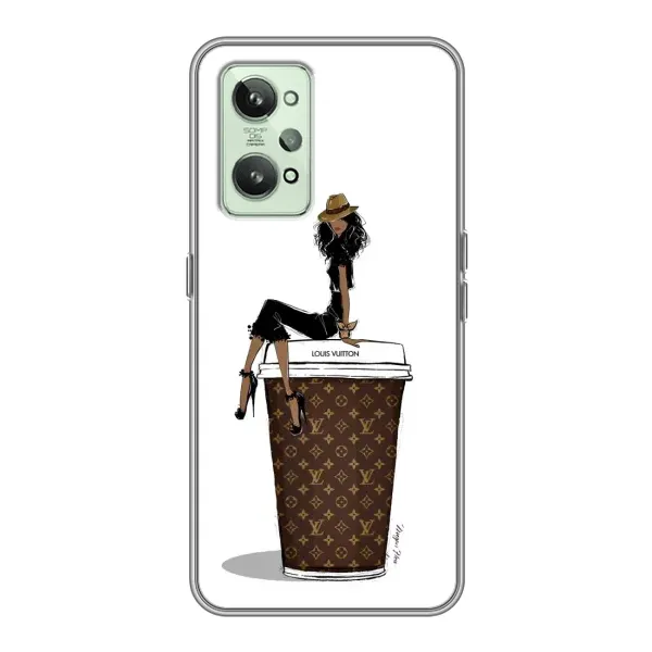Чехол с принтом «кофе LOUIS VUITTON» для Realme GT2
