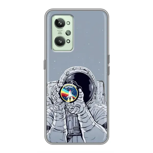 Чехол с принтом «Космонавт фото» для Realme GT2