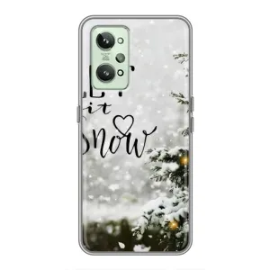 Новорічні, Святкові Чохли для Realme GT2 - 2024 год (Let it snow)