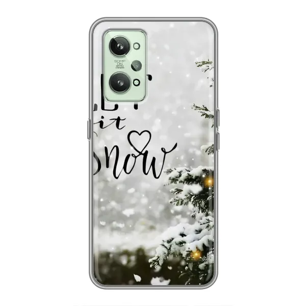Чохол з принтом «Let it snow» для Realme GT2