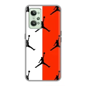 Чохли для Realme GT2 - з картинкою JORDAN (AlphaPrint) (Лого Джордан)