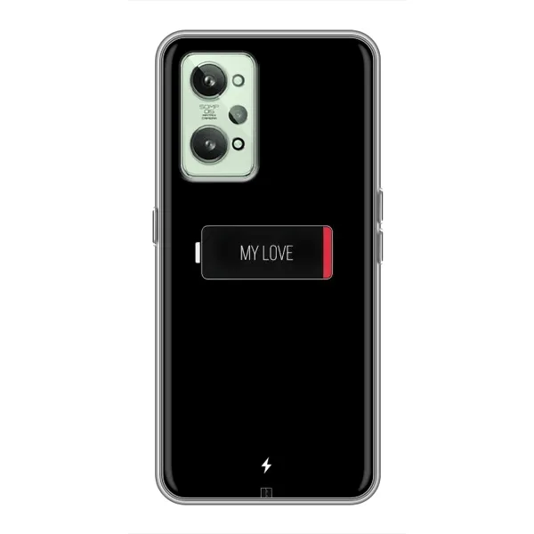 Чехол с принтом «Love battery» для Realme GT2