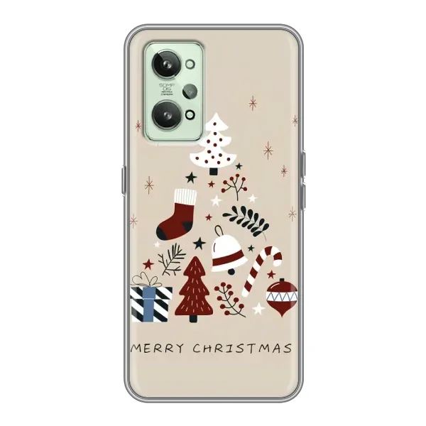 Чохол з принтом «Merry Christmas» для Realme GT2