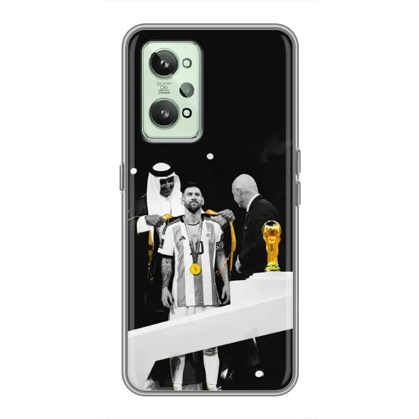Чохол з принтом «Мессі коронований» для Realme GT2