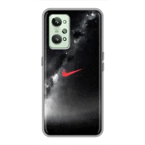 Чохол для Realme GT2 - з принтом Найк (AlphaPrint) (Найк червоний)