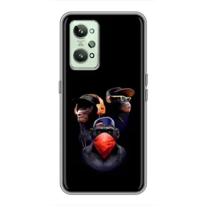 Чохол з Мавпами Realme GT2 - (AlphaPrint) (Три мавпи)