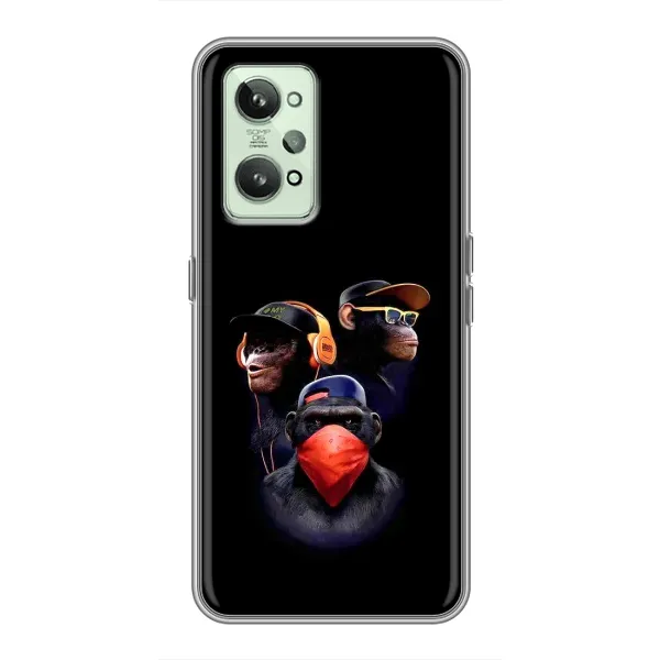 Чохол з принтом «Три мавпи» для Realme GT2