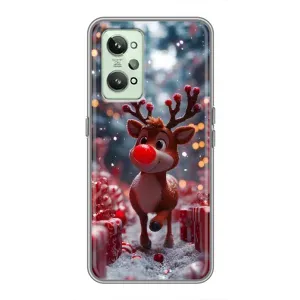 Чохол з принтом «Олень серед подарунків» для Realme GT2