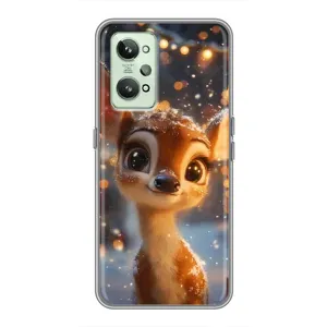 Чохол з принтом «Оленятко серед гірлянд» для Realme GT2