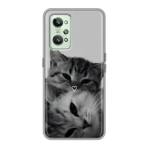 Чехол с рисунком кот на Realme GT2 (Пара котов)