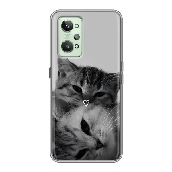 Чехол с принтом «Пара котов» для Realme GT2 Чехол с принтом «Пара котов» для Realme GT2