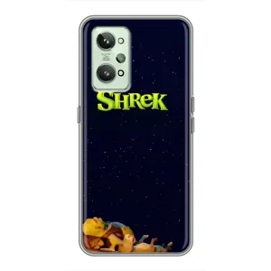 Чохол з мультфільмом Шрек на Realme GT2 (Відпочиваючий Шрек)