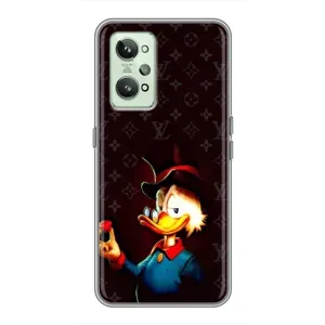 Чехли для Realme GT2 - Скрудж МакДак Louis Vuitton (PREMIUMPrint) (Скрудж з ботліантом)