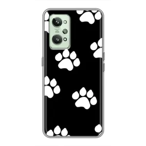 Чохли з собаками для Realme GT2 (VPrint) (Сліди собаки)
