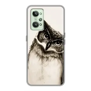 Чохол з пташками на Realme GT2 (VPrint) (Сова)