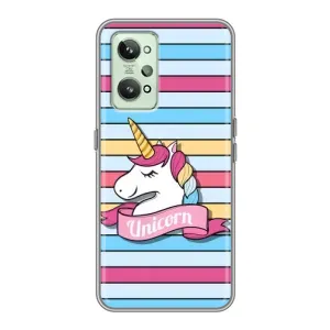 Чохол для РеалМі ГТ2 - (Єдинорожки - Новинки) (AlphaPrint) (Unicorn)