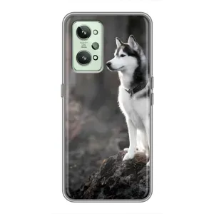 Чохол з Хаскі Realme GT2 - (AlphaPrint) (Вірний собака)