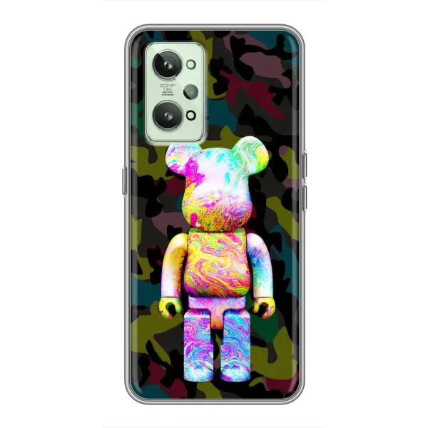 Чохол з принтом «Яскравий Bearbrick» для Realme GT2