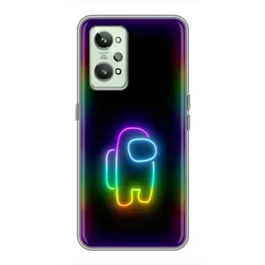 Чохли Амонг Ас для Realme GT2 (AlphaPrint) (Яскравий скін)